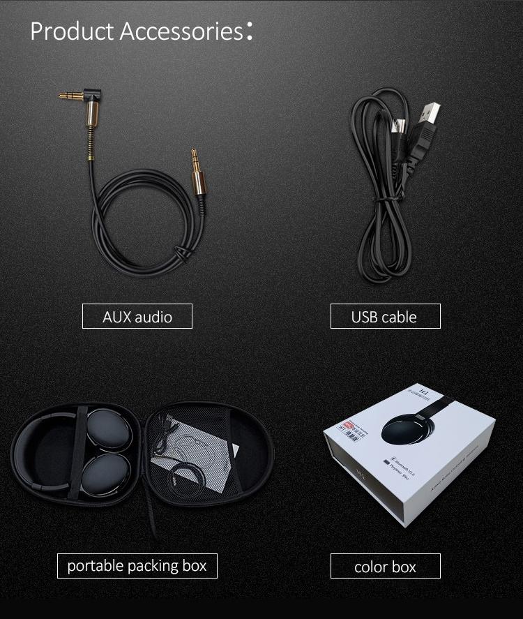 Bluetooth Wireless Headphone Noise Canceling Gaming Headphones With Mic Gamer Headset