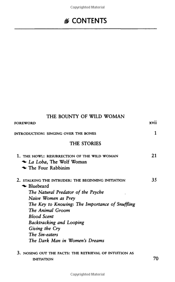 Women Who Run with the Wolves: Contacting the Power of the Wild Woman