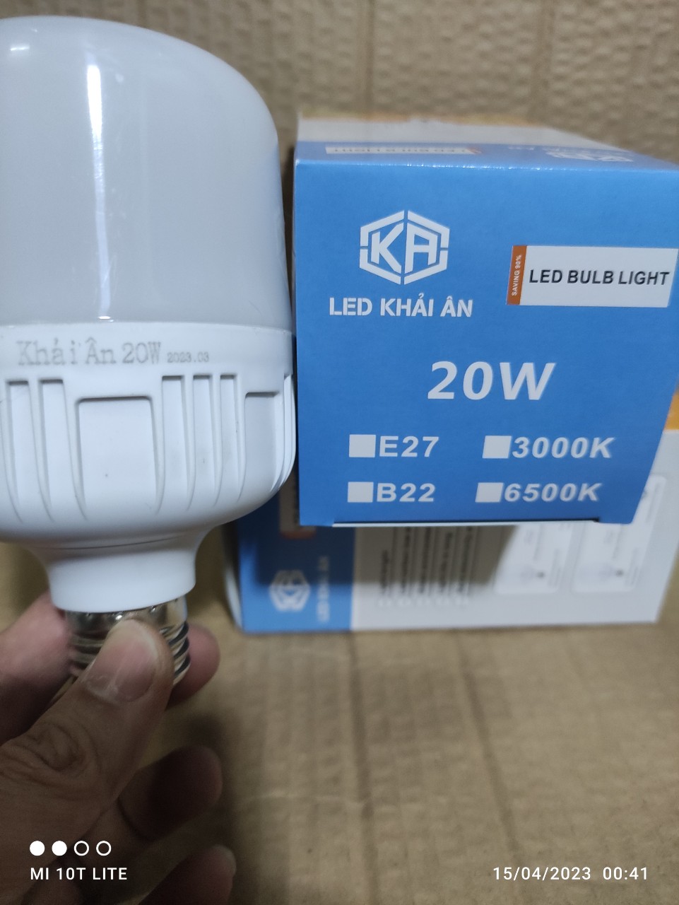 Bóng đèn led 20w KA ánh sáng trắng