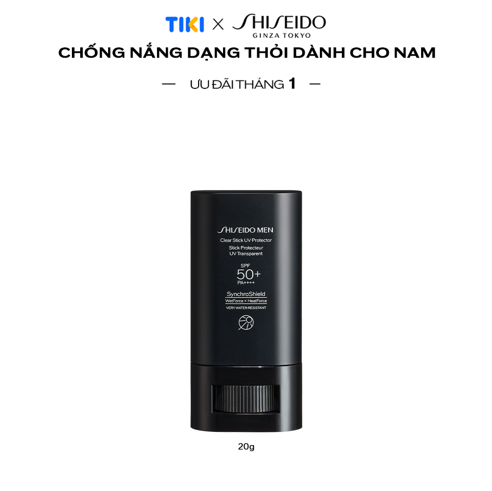 Chống Nắng Dạng Thỏi Shiseido Men Clear Stick Uv Protector 20G