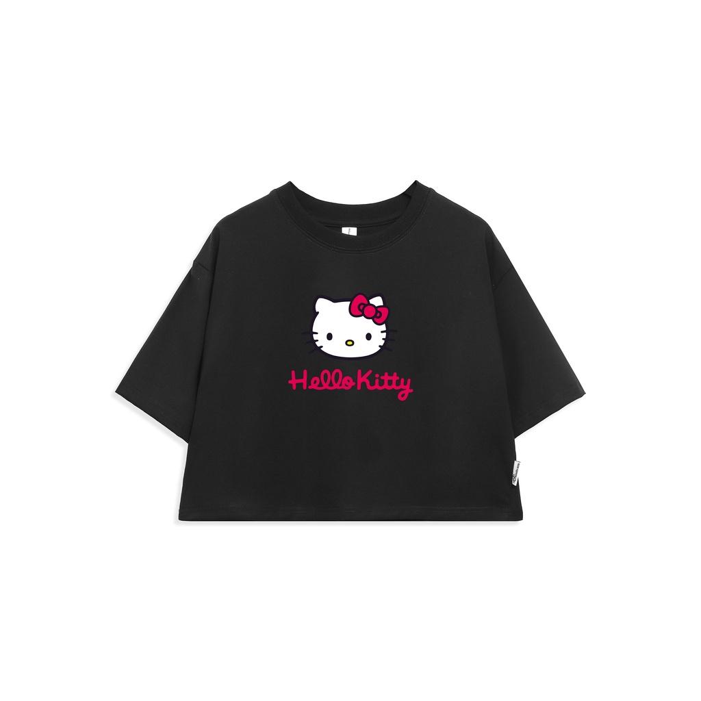 Áo croptop nữ tay ngắn cổ tròn vải thun cotton kiểu hàn quốc CR057 Miucho in hoạ tiết