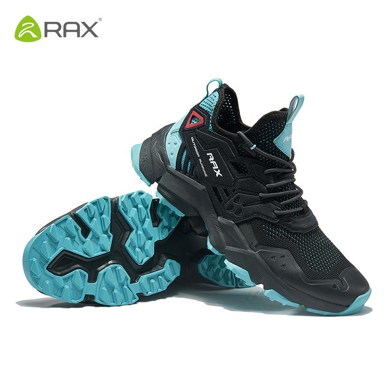 Rax đàn ông đi bộ giày mùa xuân mùa hè săn bắn giày thể thao ngoài trời thoáng khí cho nam giới Color: carbon black Shoe Size: 43