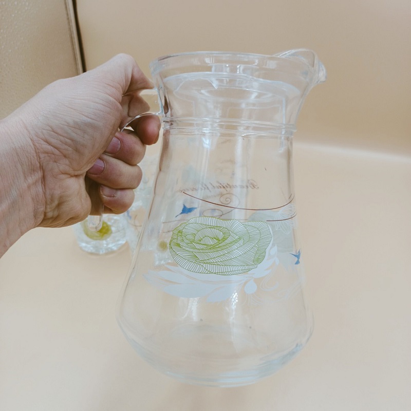 BỘ BÌNH 1300 ML TẶNG KÈM 6 CỐC CAO UỐNG NƯỚC CAO CẤP