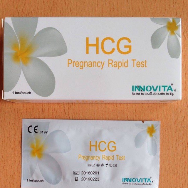 Combo 2 Que Test thử thai thế hệ mới INNOVITA HCG