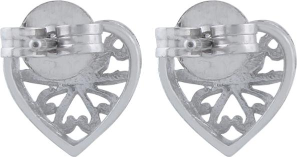 Bông Tai Mạ Bạc Heart Lamour Tatiana BB2764B - Bạc