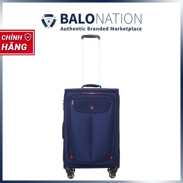 Vali Kéo Vải Du Lịch Sakos Winner 7 - Size L 28Inch Ký Gửi Đại - Khóa Tsa - Chống Thấm, Trượt Nước - Xanh Navy