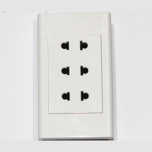 Ổ cắm ba 2 chấu S18U3 Sino