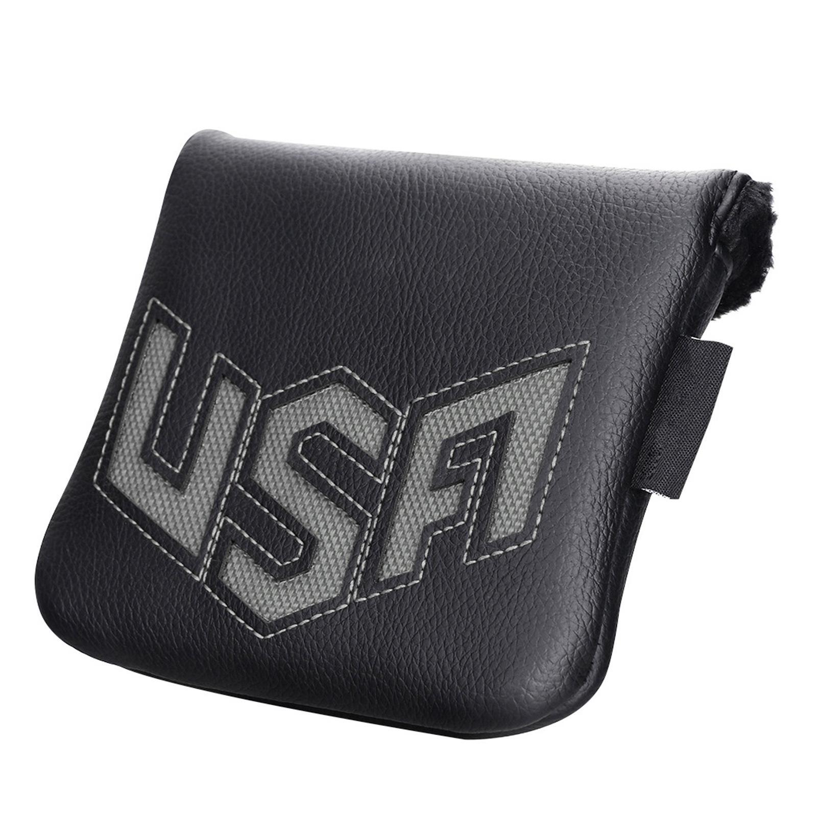 Golf Putter Head Cover Durable PU Leather Golf Club Headcover Head Protector