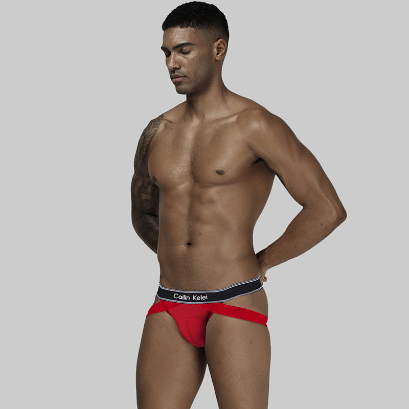 Quần lót nam lọt khe cạp trễ Cailin Kelei Jockstrap phối dây