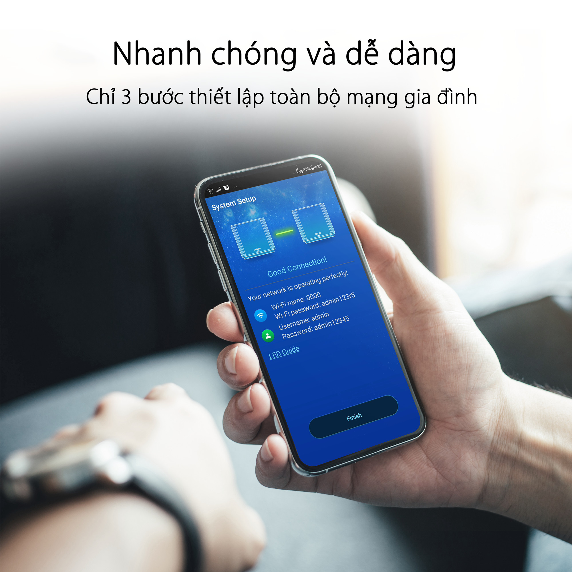 Hệ Thống MESH WI-FI 6 ASUS XT8 (B-2-PK) ZenWiFi Chuẩn AX6600 3 Băng Tần- Hàng Chính Hãng