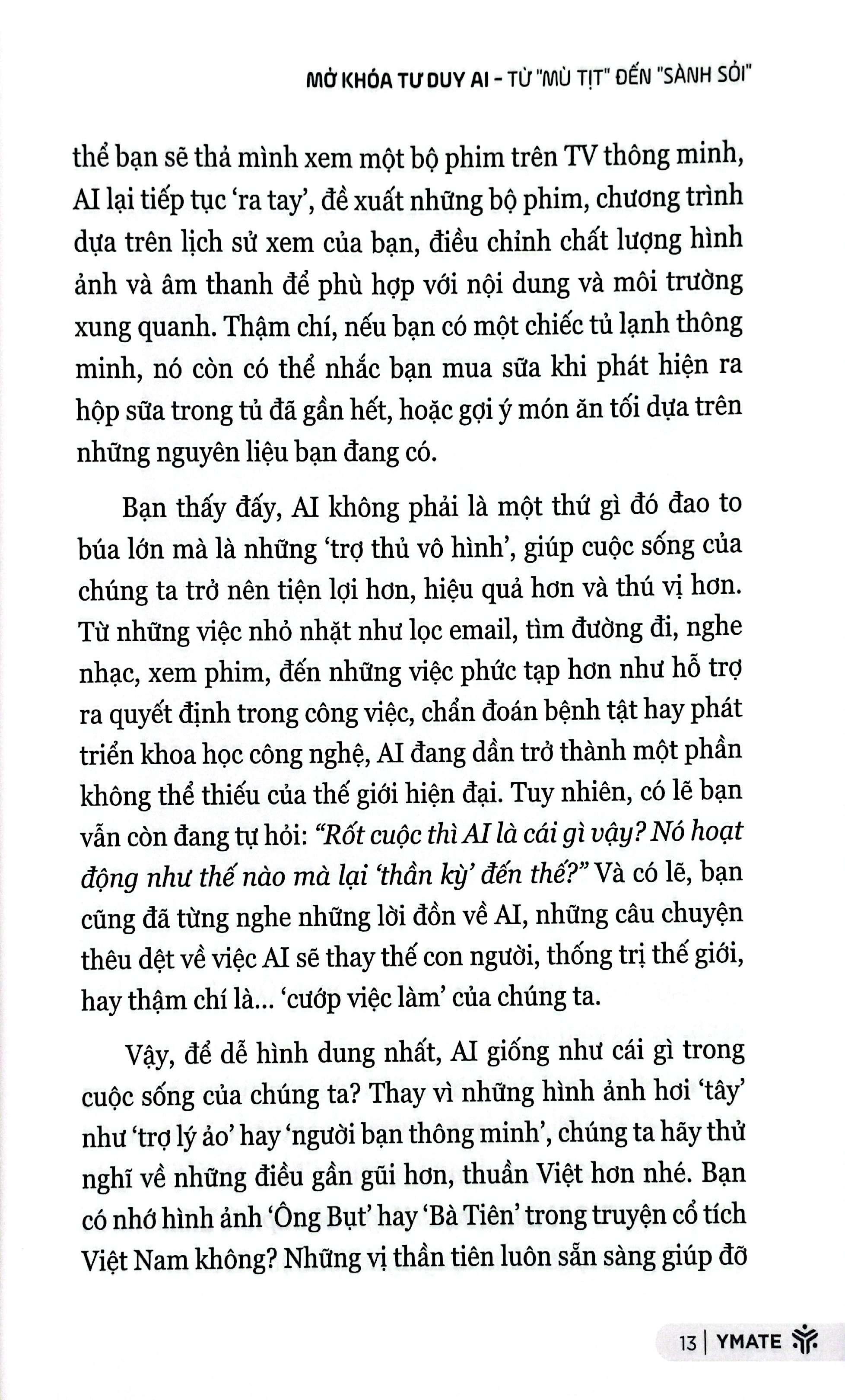 Sách - Mở Khóa Tư Duy AI - Từ "Mù Tịt" Đến "Sành Soi"