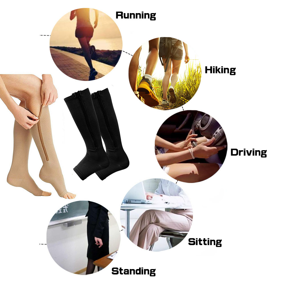 2 Đôi tất nén dành cho nữ - tùy chọn màu sắc, kích thước