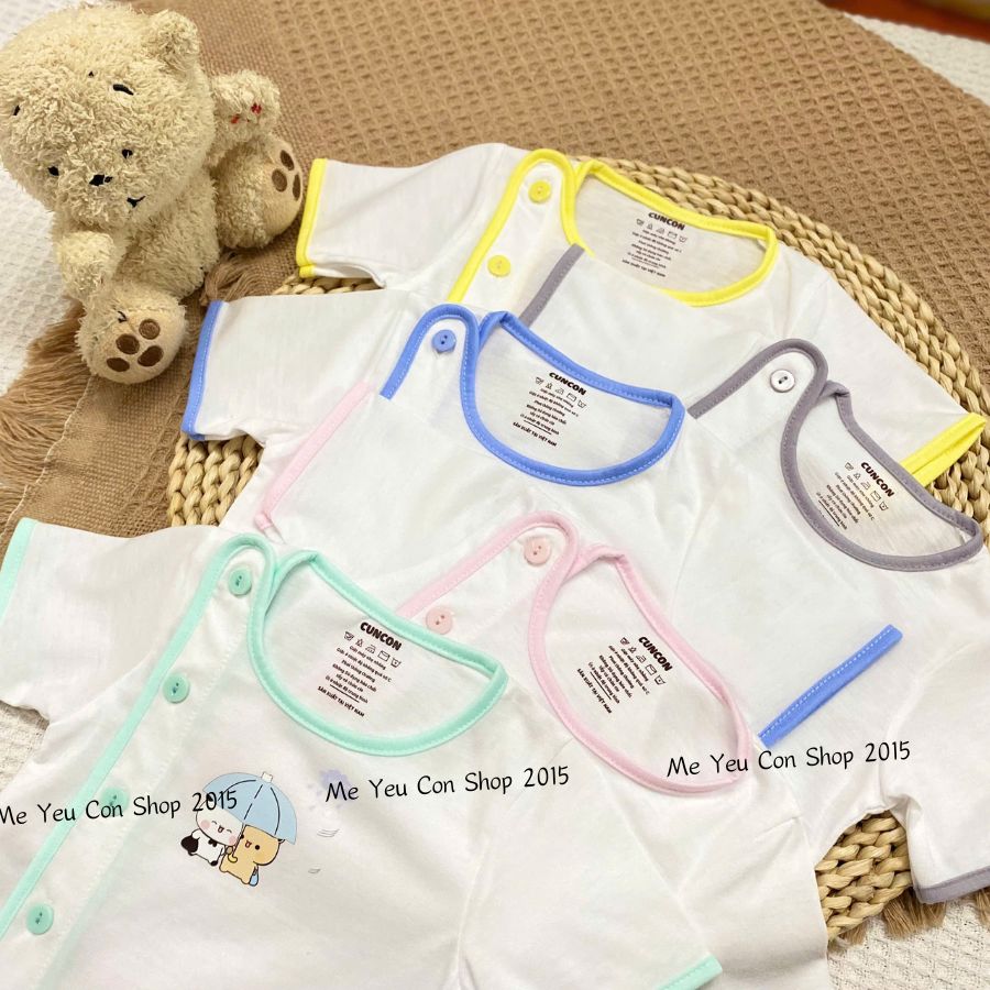 [CC01] 3-9kg ÁO BÁC SĨ TAY NGẮN TRẮNG VIỀN CÚN CON - Viền Xanh Dương