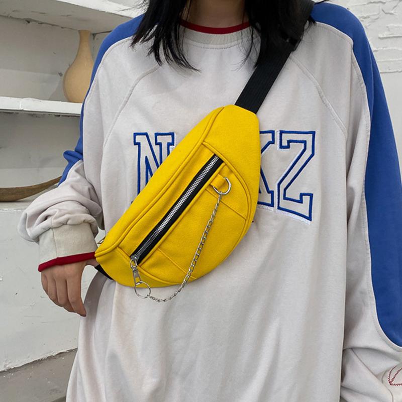 Phụ Nữ Mới Dây Chuyền Eo Túi Nữ Mới Thiết Kế Vải Túi Đeo Hông Du Lịch Thời Trang Tiền Điện Thoại Ngực Chuối Túi Nữ Bum ví Thắt Lưng