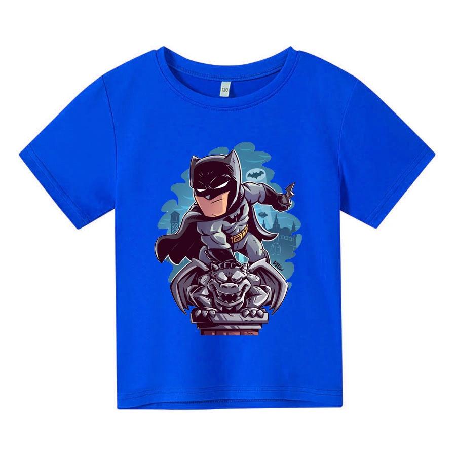 Áo thun cho bé, Áo thun trẻ em BATMAN CHIBI, 4 màu, có size người lớn, Anam Store