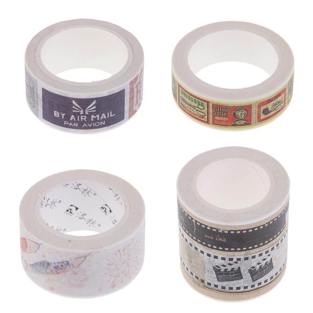 Decorative Washi Masking Tape Paper Masking Tapes Japanese Washi Tape DIY Scrapbooking Sticker, Card, Diary, Journals, 2cm / 4cm / 1.5cm retro items