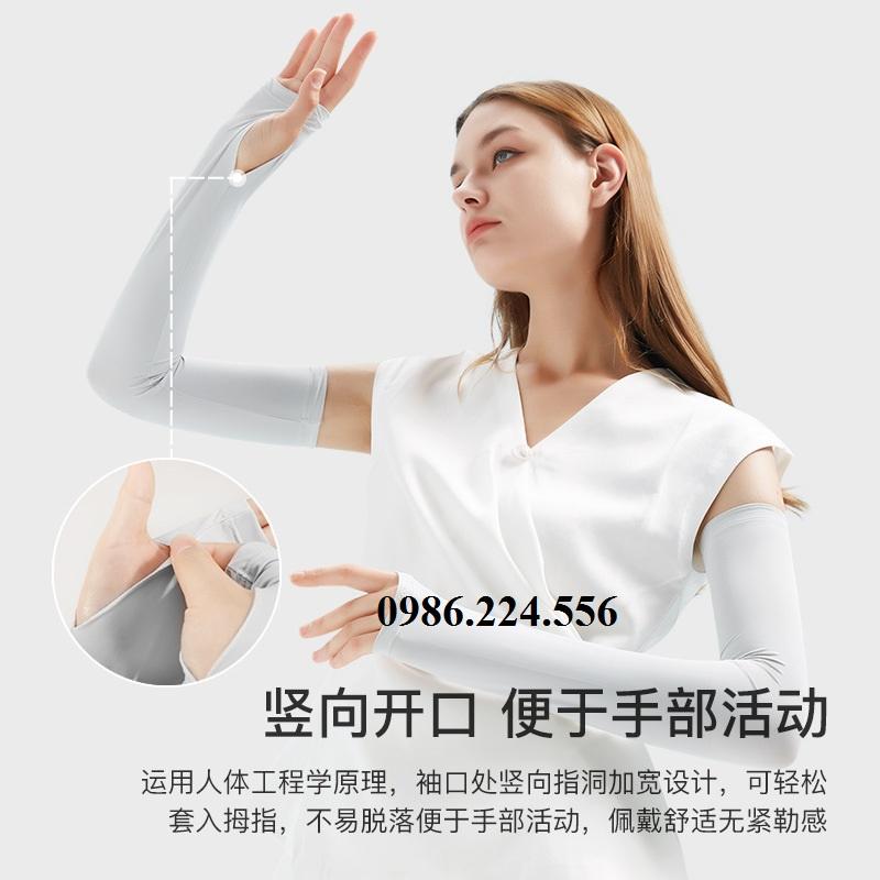 Bao tay golf nữ chống nắng xỏ ngón Golovejoy xà cạp ống tay chống tia UV thoáng khí cực tốt XC001