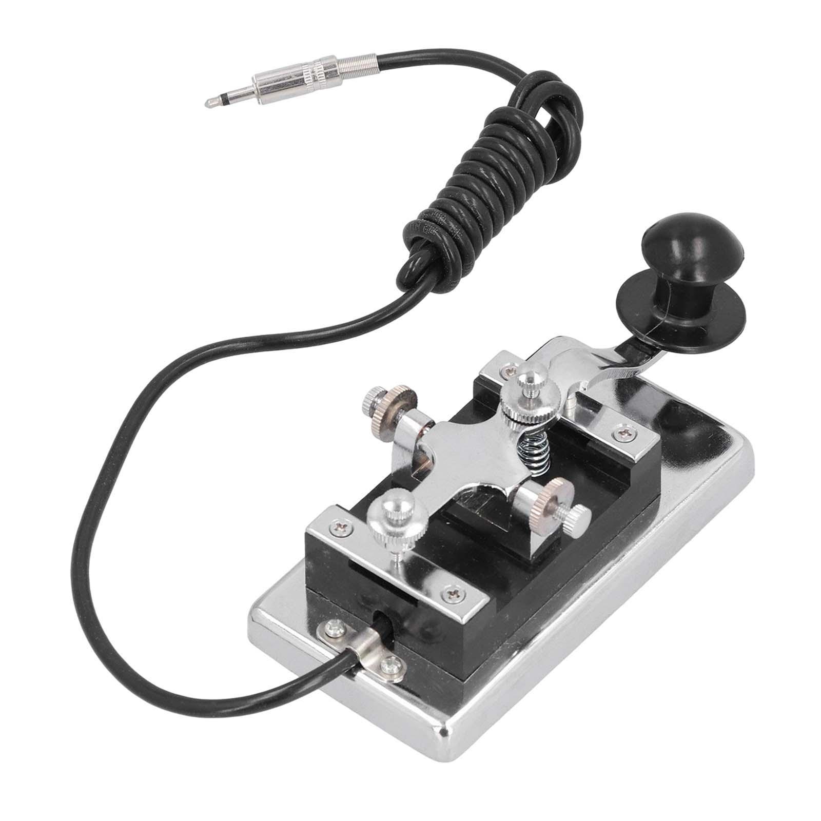 Telegraph Key Heavy Key Straight Key Shortwave Radio for Communication Teaching Radio Amateur Exerciser