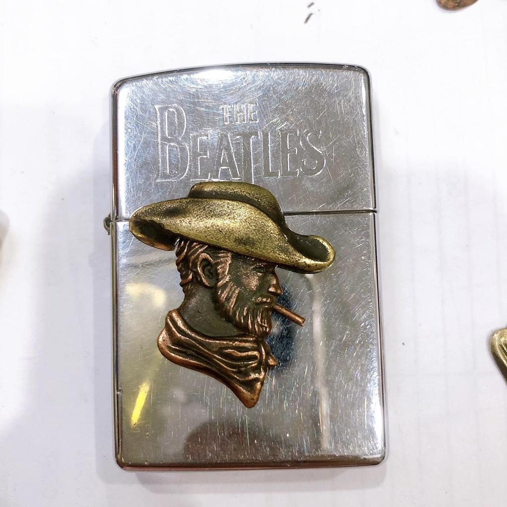 Eblem Ziippo Mỹ chủ đề Cowboy Chuẩn Zin Đồng thau Solid Brass, và đồng đỏ Copper, bạc khối