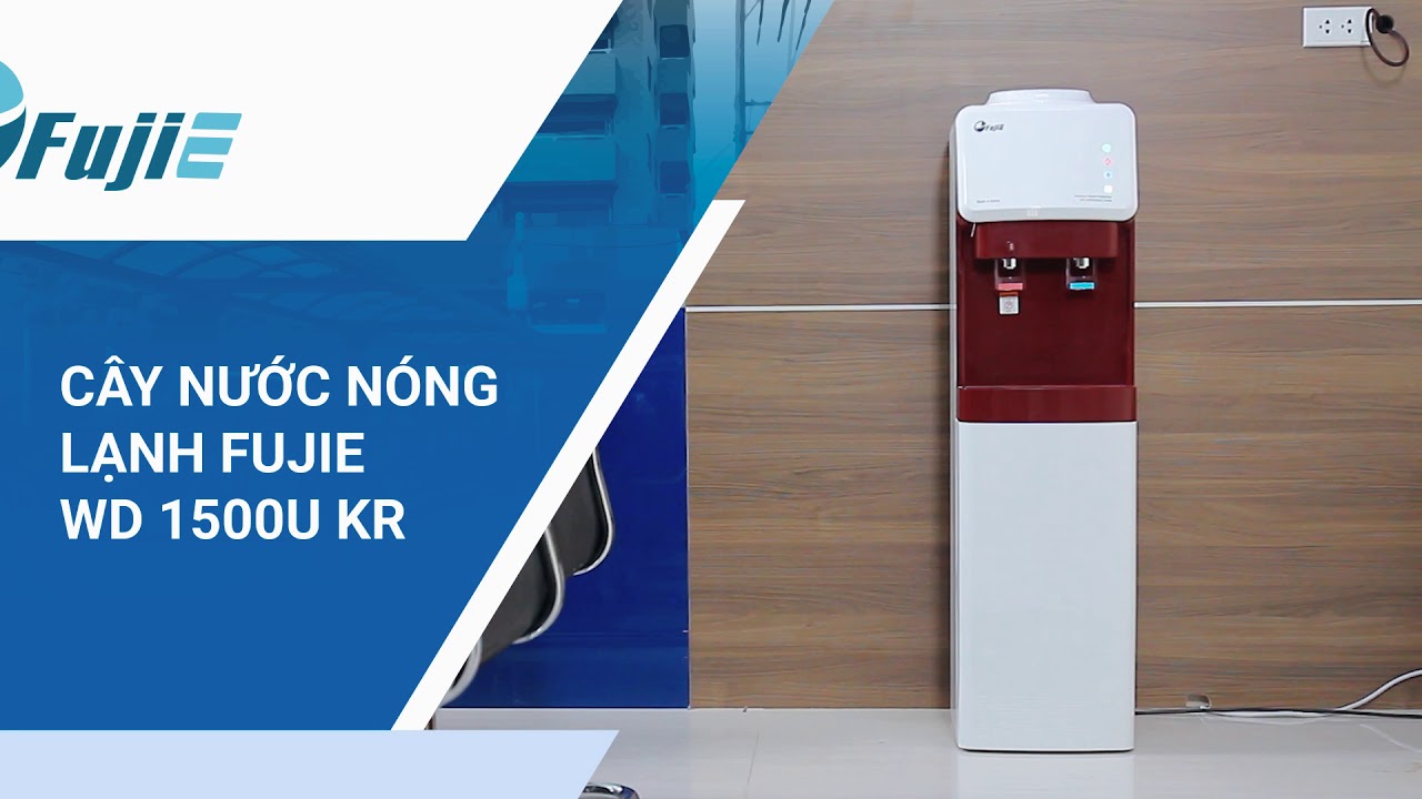 Cây nước nóng lạnh cao cấp Fujie WD-1500U-KR-Red - Hàng chính hãng