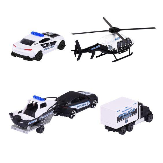 Xe Mô Hình MAJORETTE Police Force 4 Pieces Giftpack 212053188  - Simba Toys Vietnam