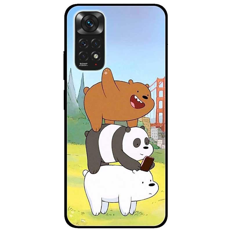 Ốp lưng dành cho Xiaomi Redmi Note 11 4G - Bộ Ba Chú Gấu