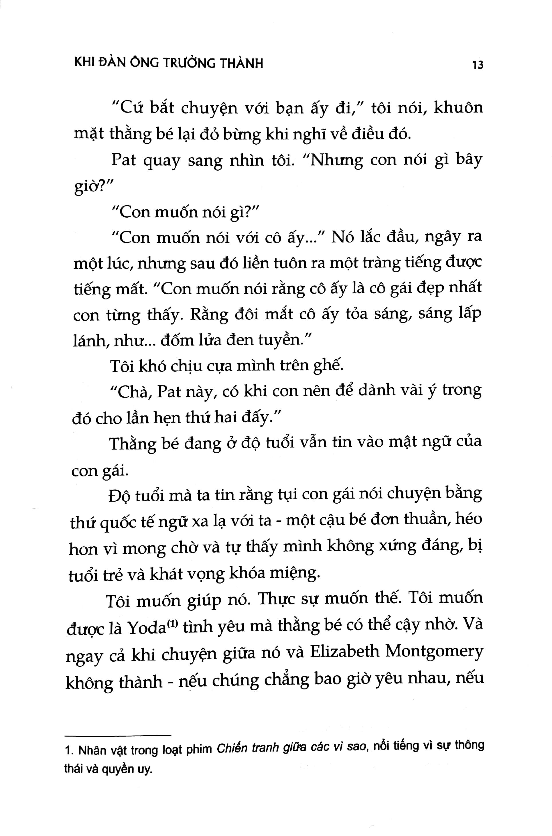 Khi Đàn Ông Trưởng Thành (Phần Cuối Của Cha Và Con)