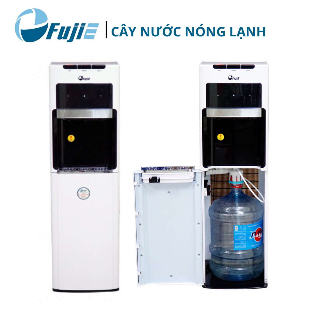 Cây nước nóng lạnh bình âm cao cấp FujiE WD8500C, làm lạnh nhanh bằng block, thiết kế sang trọng - Hàng chính hãng