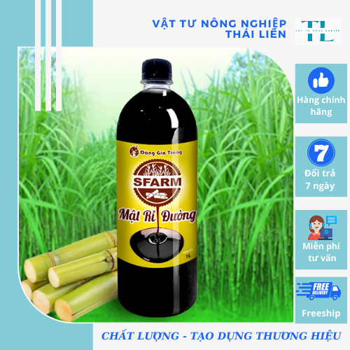 Mật Rỉ Đường Dùng Nuôi Cấy Vi Sinh, Ủ Rác Thải Hữu Cơ, Cải tạo đất, Ủ Phân Chai 1 Lít Sfarm