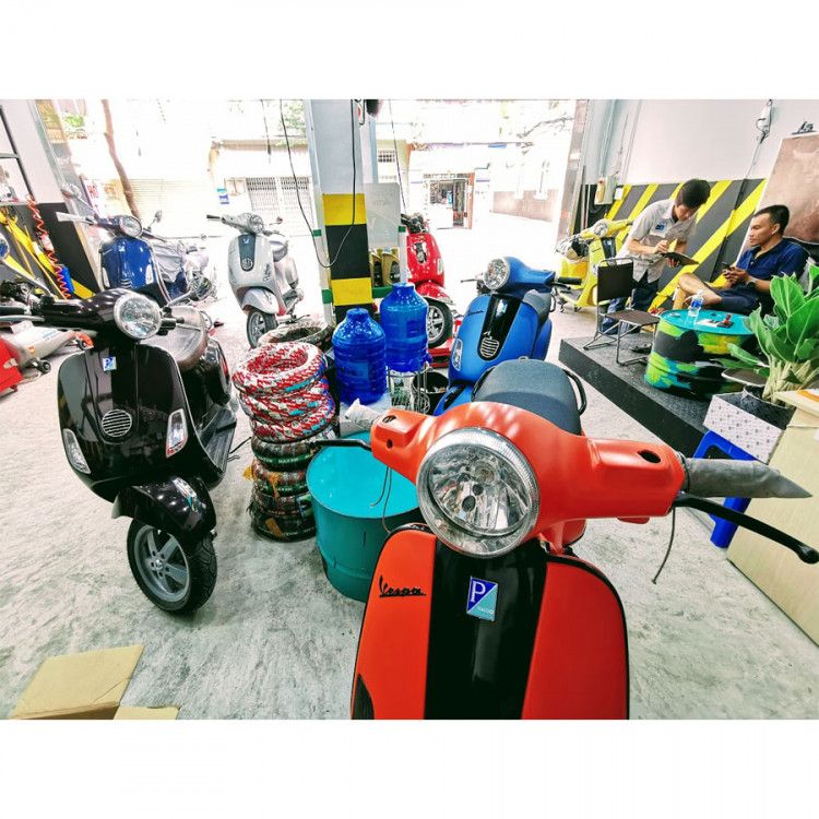 Chuyen sua chua bao duong Xe Vespa uy tin gia re chuyen nghiep