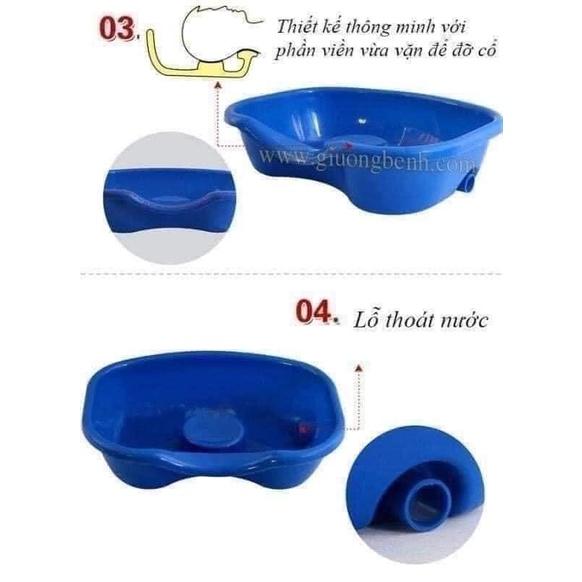 Chậu gội đầu tại nhà - chậu gội tại giường tiện dụng và hữu ích