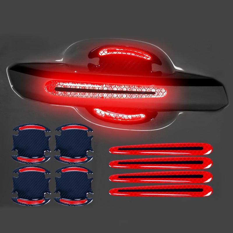 Bộ 10 Miếng Dán Silicone Trong Suốt Chống Xước Hõm Cửa Và Tay Nắm Cửa hõm cửa Nội thất Ô Tô - 4 miếng dán tay cửa