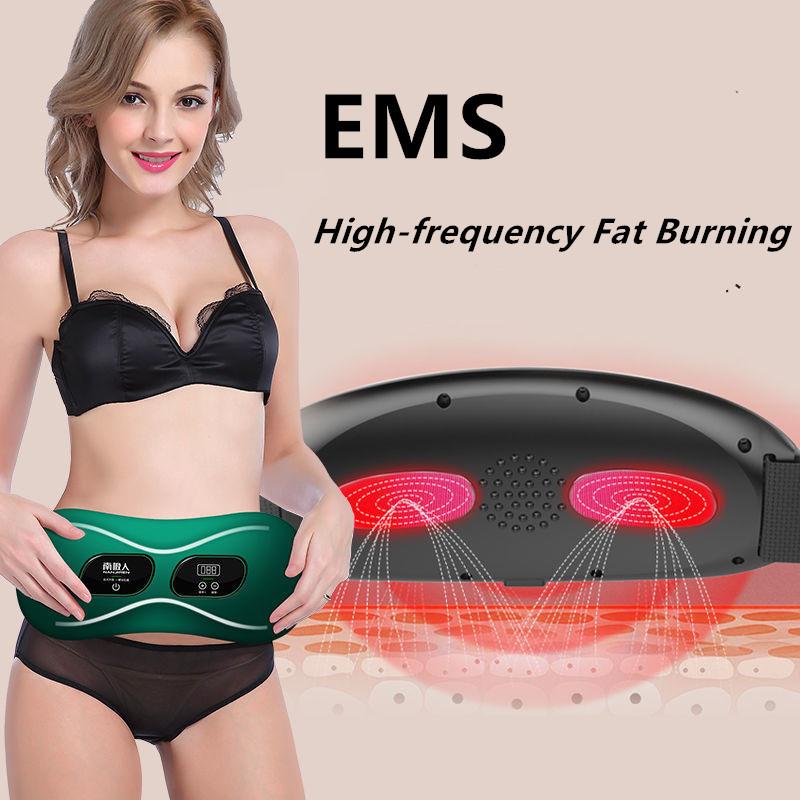 Eletric Cơ Máy Kích Thích Tế Bào Chết Máy Mát Xa Massage Bụng Ems Cơ Kích Thích Giảm Cân Đai Quấn Dây Abs