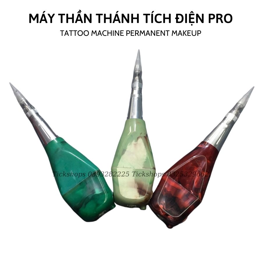 Máy phun xăm thần thánh tích điện Pro phun tạo hạt chỉnh tốc độ