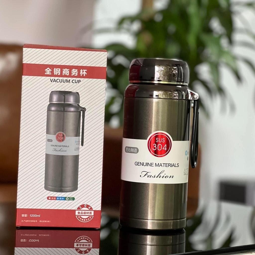 Bình Giữ Nhiệt Nóng Lạnh Vacuum Inox SUS 304 1200ml Cao Cấp