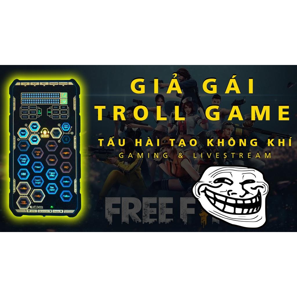 Sound card K9 mobile không cần micro - Chơi game, thu âm, livestream, karaoke online auto tune đổi giọng