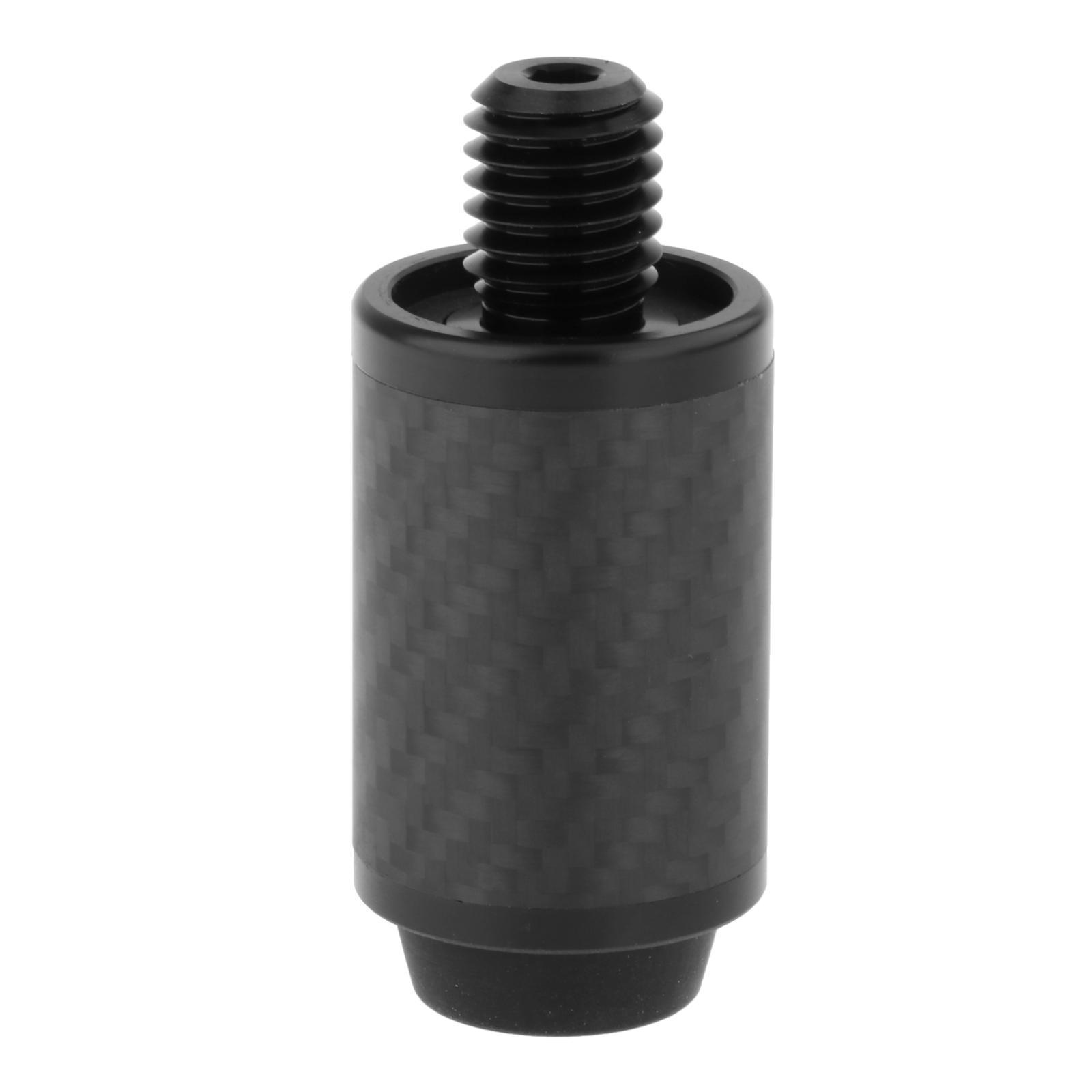 Pool Cue Extension Billiard Supplies Rear Plug with Bumper Pool Cue Extender