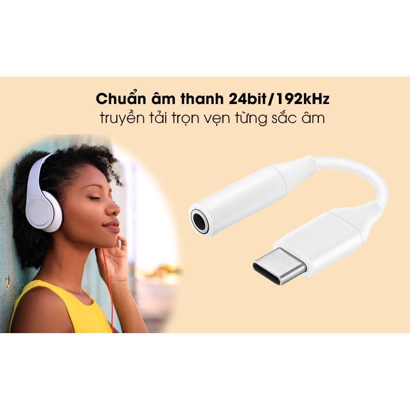 Cáp chuyển đổi âm thanh điện thoại di động Type-c ra 3,5 ly