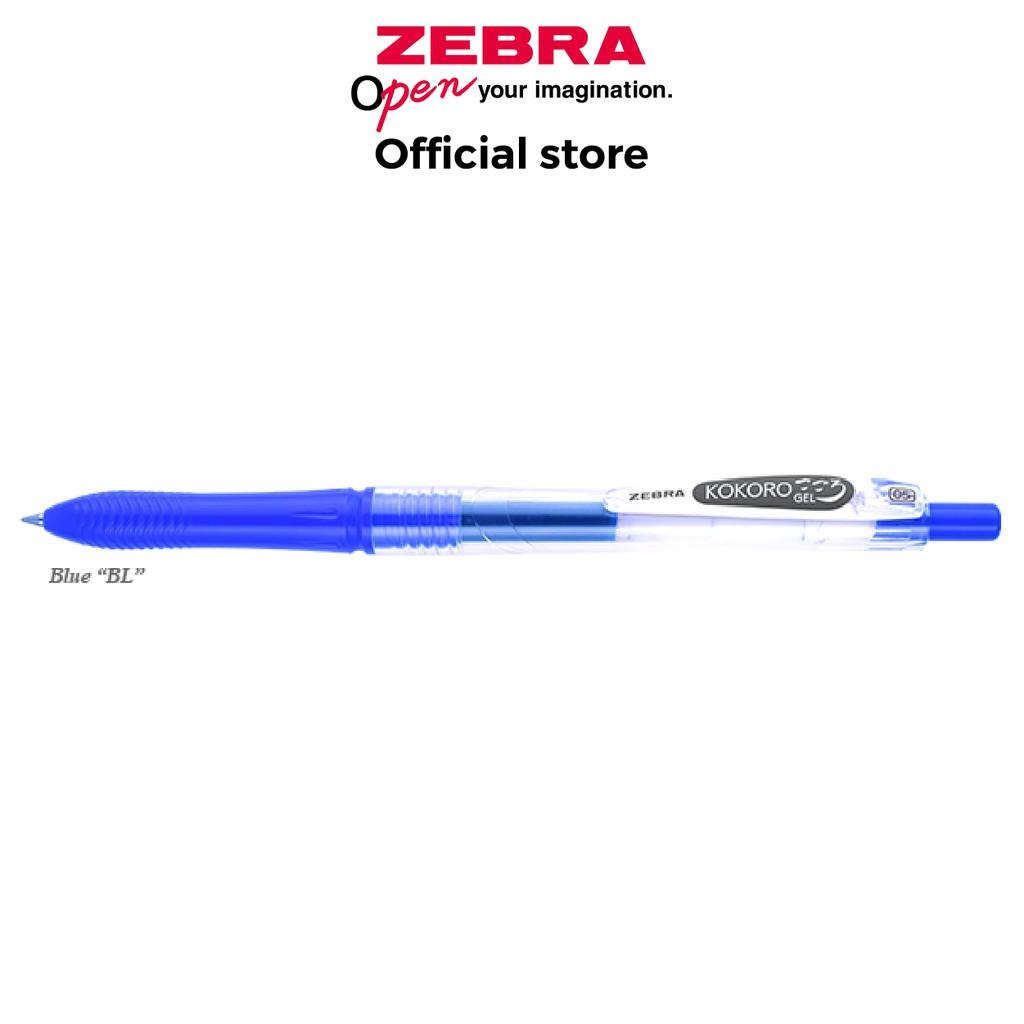 Viết Gel Kokoro 0.5mm xanh/đen/đỏ - Zebra