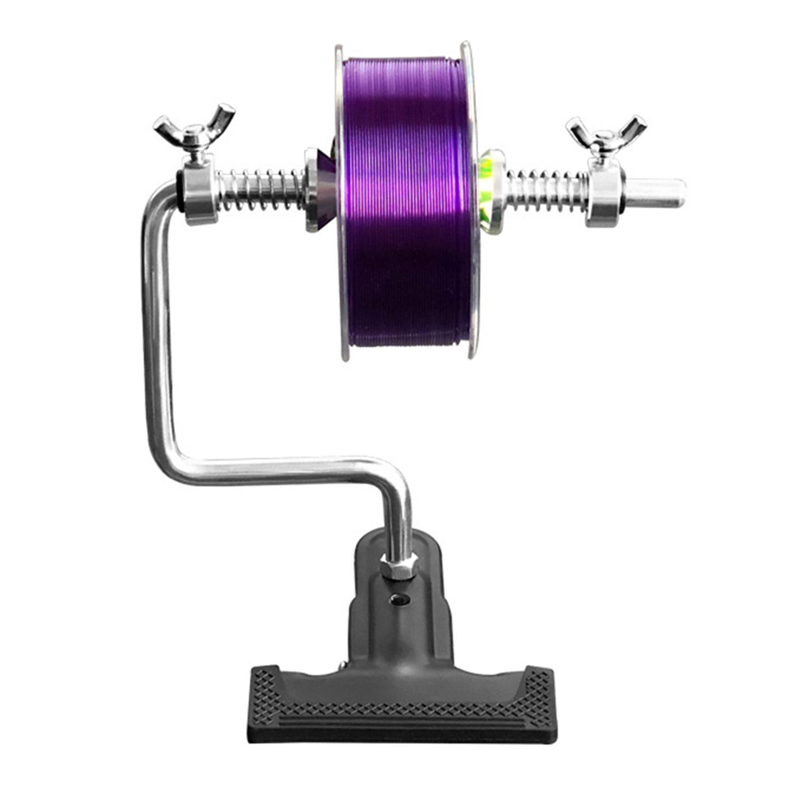 Coil Fishing Reel Line Winder System Line Spooler Vacuum Spooling Fishing Line Winding Fishing Tackle Tools Accessories Fixed with clip
