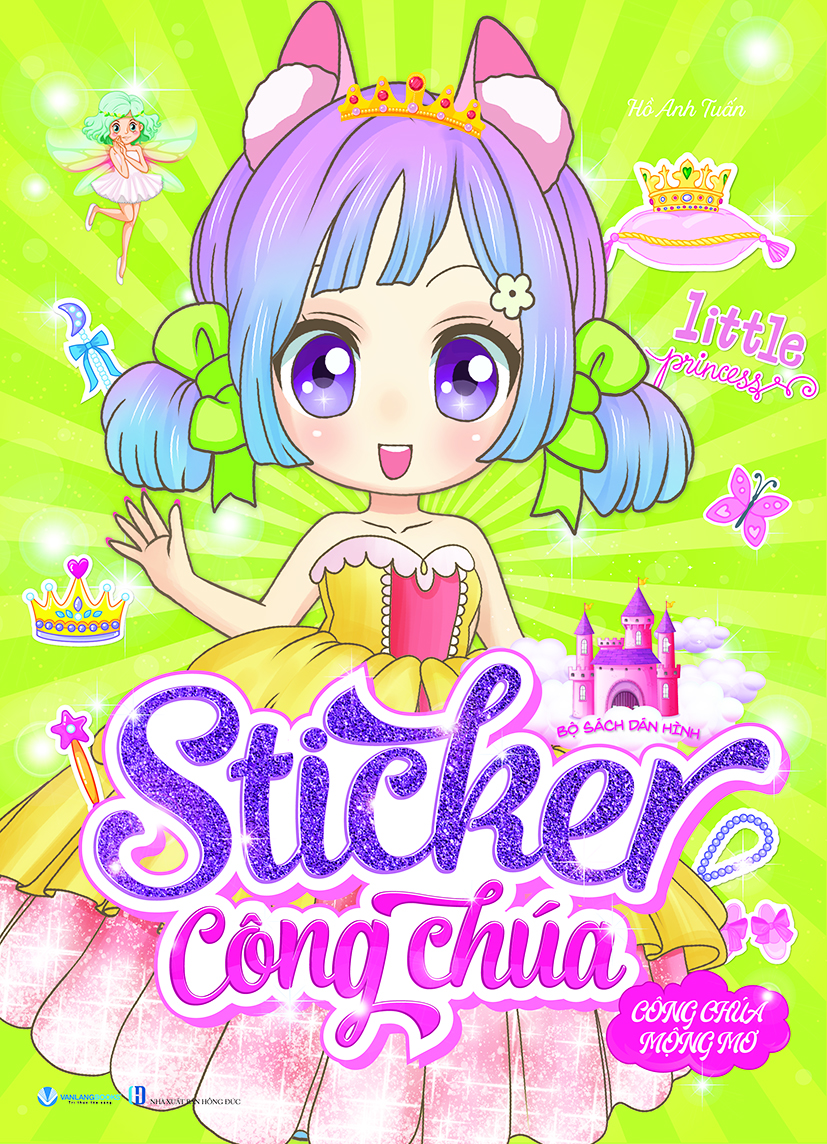 Bộ Sách Dán Hình Sticker Công Chúa  - Vanlangbooks