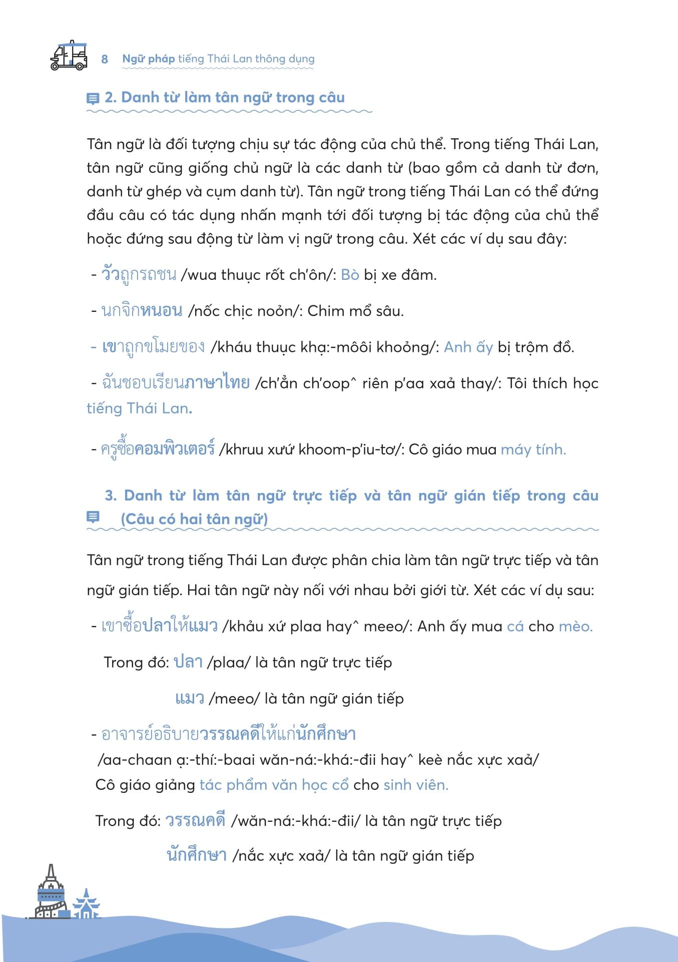 Sách - Ngữ Pháp Tiếng Thái Lan Thông Dụng