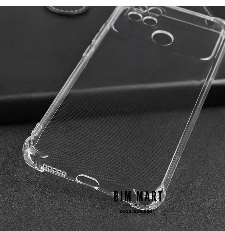 Ốp lưng dành cho Xiaomi Redmi 10C silicon dẻo cao cấp chống sốc 4 góc