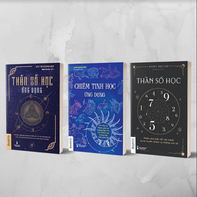 COMBO 3 CUỐN: CHIÊM TINH HỌC ỨNG DỤNG + THẦN SỐ HỌC ỨNG DỤNG + THẦN SỐ HỌC.