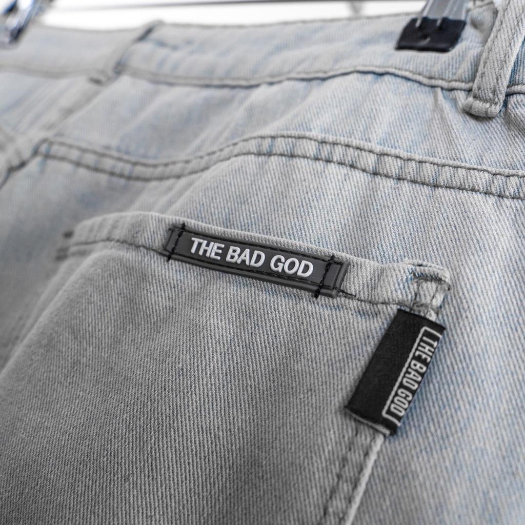 Quần jeans The Bad God Flames ống suông