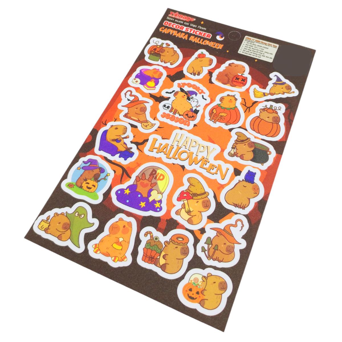 Sticker Kim Tuyến Halloween - Teenage KT-02 - Capybara