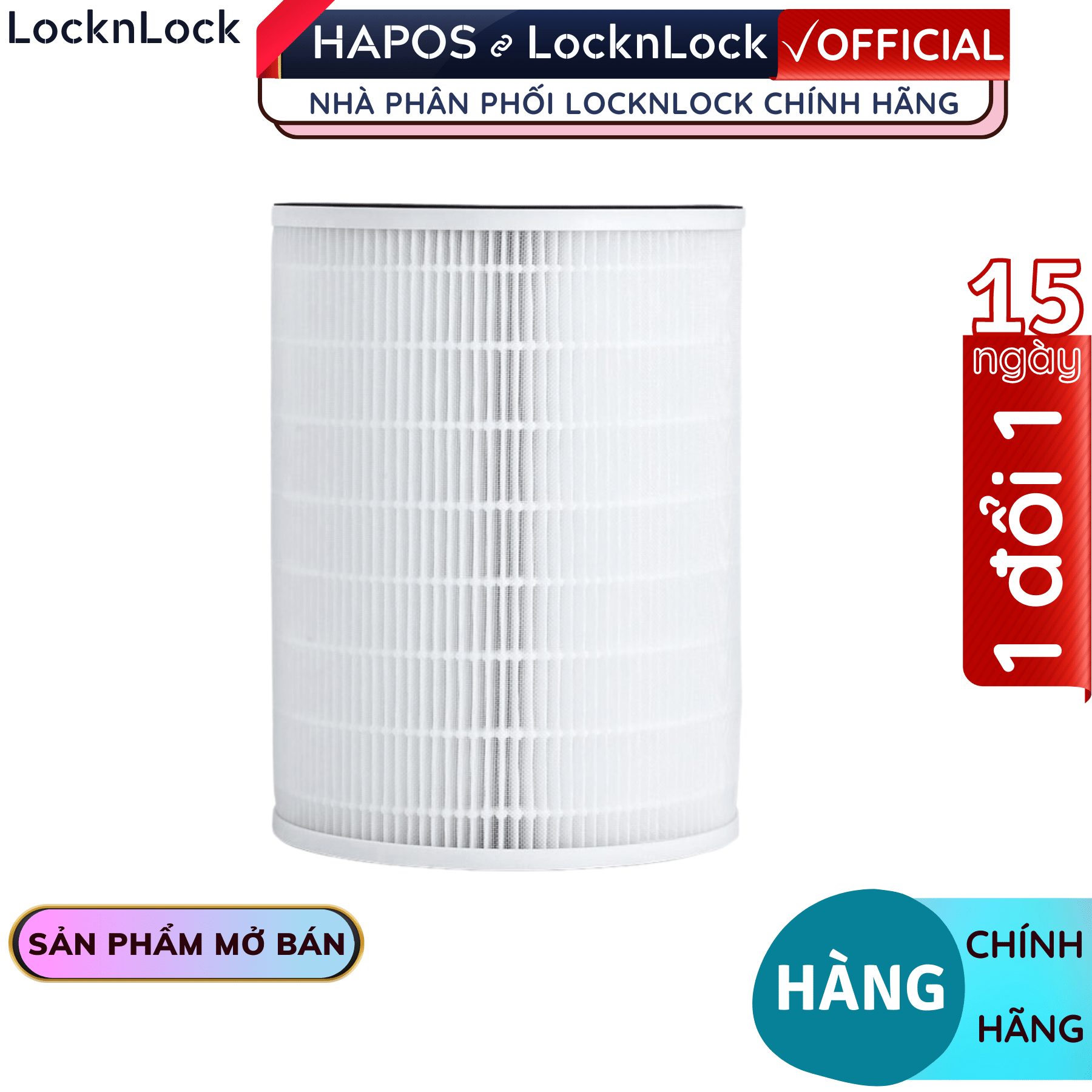 Lõi Lọc Của Máy Lọc Không Khí Lock&amp;Lock Air Furifier Filter ENP126_FLT, Hàng Chính Hãng - Hapos