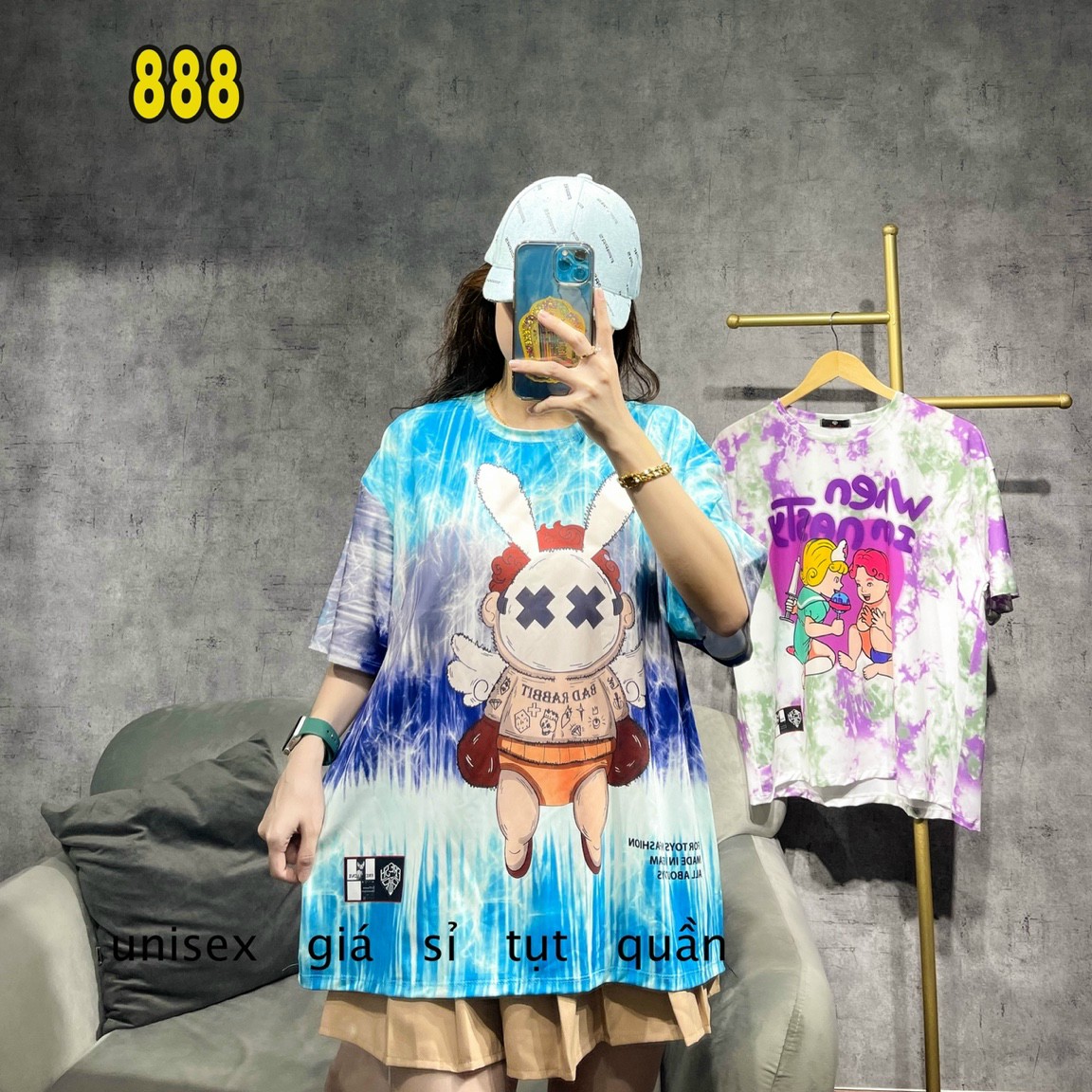 Áo Thun loang form rộng