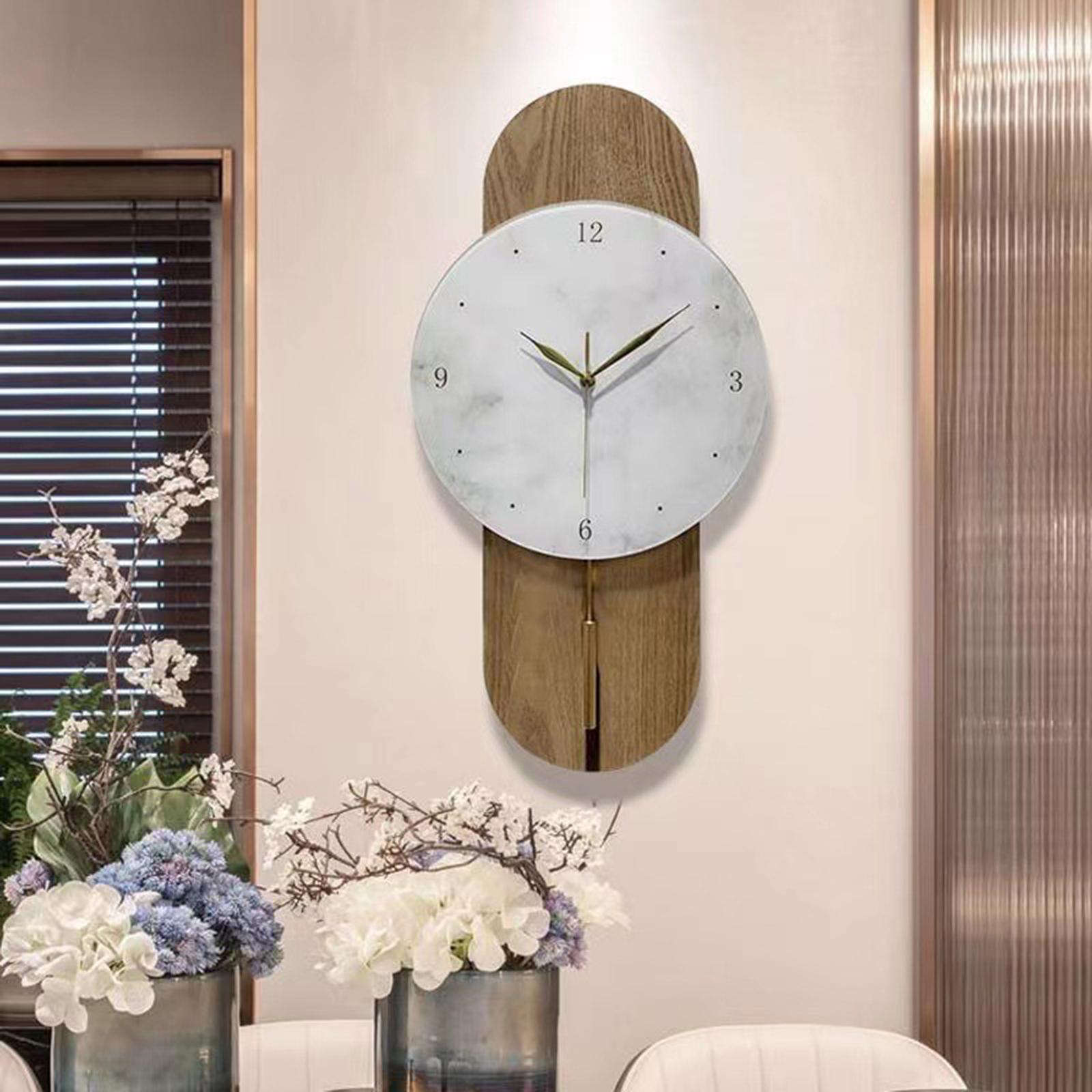 Nordic Minimalist Wall Hanging Clock Non Ticking Living Room Loft Decoration