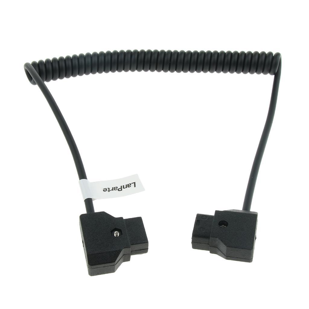 D-Tap Stretch Spring Cable for DSLR Rig/Anton Bauer Battery D-tap 2Pin Male